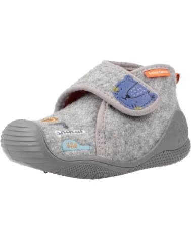 BIOMECANICS PANTUFAS DE CASA MODELO 241154B FELTRO CINZENTO GRIS
