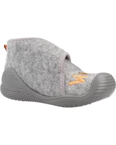 BIOMECANICS PANTUFAS DE CASA MODELO 241154B FELTRO CINZENTO GRIS