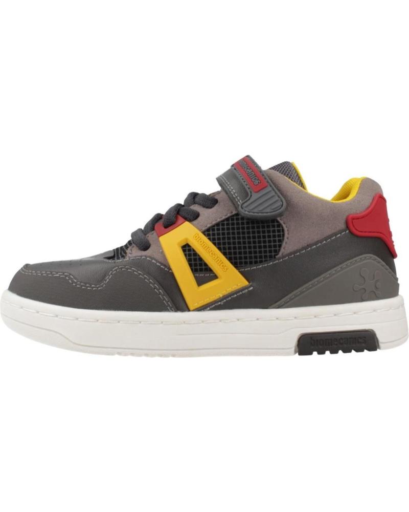 BIOMECANICS 241234B GRIGIO ANTRACITE - STIVALETTO URBANO CON LACCI E VELCRO ANTRACITA