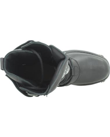 NEW ROCK METALLIC HALBHOHE STIEFEL SCHWARZ MIT SCHNALLEN UND SCHNÜRSENKELN NEGRO