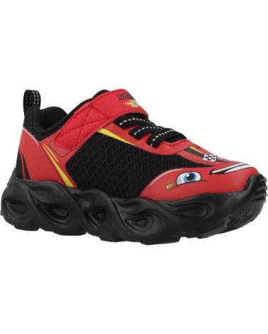 SKECHERS THERMO-FLASH WHEEL BUDDIES RDBK - BASKETS LUMINEUSES ROUGE/NOIR ROJO
