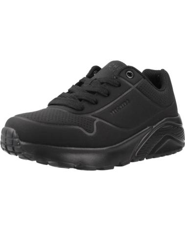 SKECHERS UNO LITE DELODOX BBK BLACK KIDS' SNEAKERS NEGRO