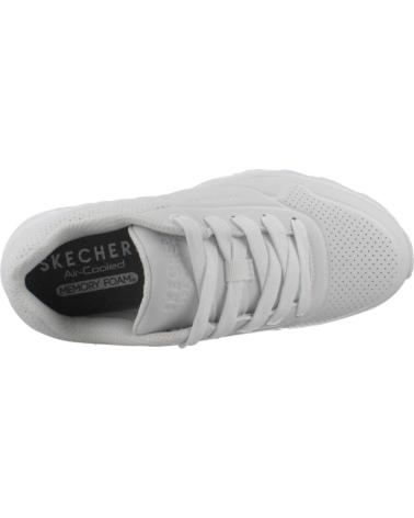 SKECHERS UNO LITE DELODOX W 403694L-W TÊNIS BRANCOS INFANTIL BLANCO