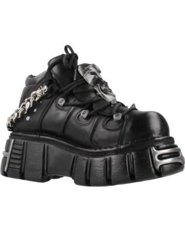 NEW ROCK ZAPATILLAS DE PLATAFORMA MODELO M.1491-S1 NEGRO NEGRO