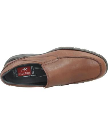 FLUCHOS MOCASINES HOMBRE MODELO CRONO COLOR MARRON CLARO LIBANO
