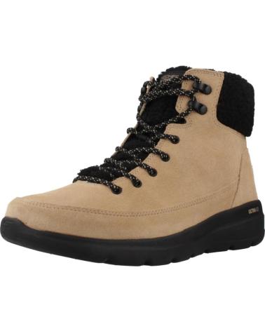 SKECHERS STIVALETTI GLACIAL ULTRA ON THE GO 16677 BEIGE BEIGE