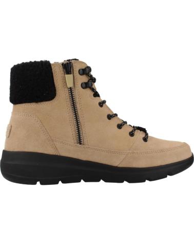SKECHERS STIVALETTI GLACIAL ULTRA ON THE GO 16677 BEIGE BEIGE