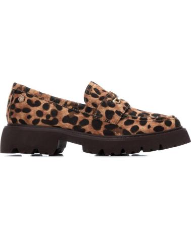 CARMELA 162545 LEOPARD PRINT LOAFERS WITH TRACK SOLE LEOPARDO