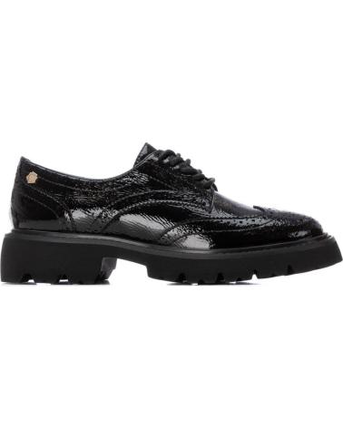 CARMELA 162550 BLACK BLUCHER LACE-UP SHOES NEGRO