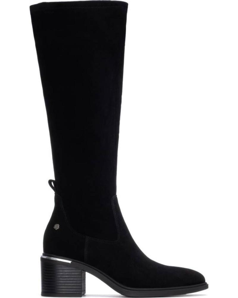 BOTTE HAUTE À TALON CARMELA 162646 COULEUR NOIRE NEGRO