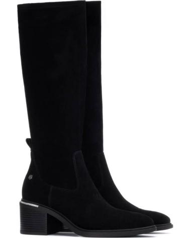 BOTTE HAUTE À TALON CARMELA 162646 COULEUR NOIRE NEGRO