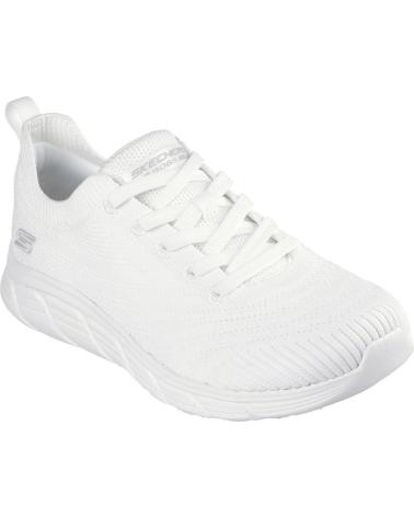SKECHERS 117591 SNEAKERS CASUAL BIANCHE BLANCO