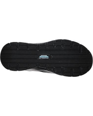 SKECHERS 77513EC SCHWARZE FREIZEIT-SNEAKER AUS LEDER NEGRO