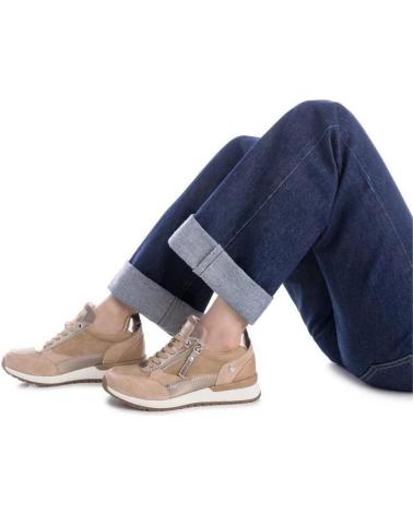REFRESH 172959 - SNEAKERS CASUAL BEIGE CON CERNIERA BEIGE