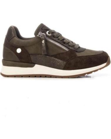 REFRESH 172959 - SNEAKERS CASUAL KAKI CON CERNIERA KAKI