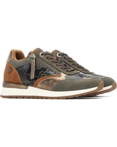 REFRESH 173177 SNEAKER MIT DEKORATIVEM REISSVERSCHLUSS KHAKI KAKI