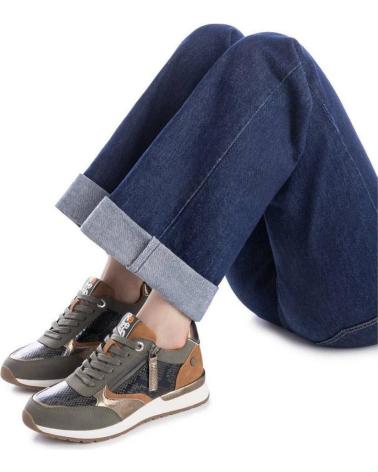 REFRESH 173177 SNEAKER MIT DEKORATIVEM REISSVERSCHLUSS KHAKI KAKI