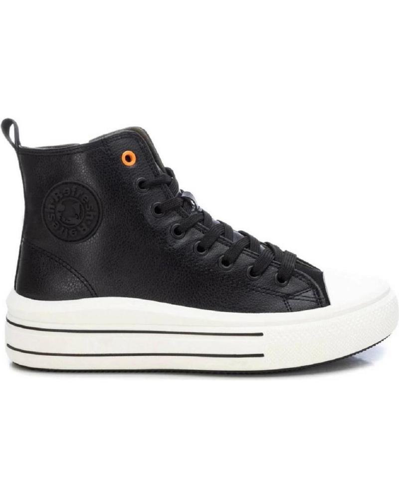 REFRESH 170934 STIVALETTO SNEAKER NERO CON ZEPPA NEGRO