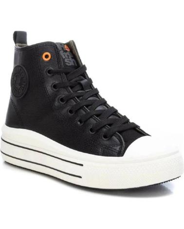 REFRESH 170934 STIVALETTO SNEAKER NERO CON ZEPPA NEGRO