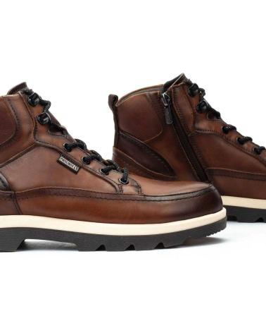 PIKOLINOS 8107C1 BOTA DE PIEL CUERO CON CORDONES CUERO