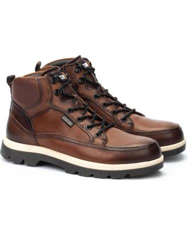 PIKOLINOS 8107C1 BOTA DE PIEL CUERO CON CORDONES CUERO