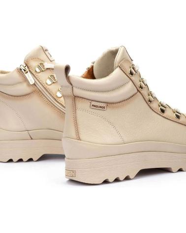 PIKOLINOS 8564 - STIEFELETTEN AUS EISFARBENEM LEDER HIELO