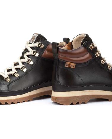 PIKOLINOS 8564 - STIEFELETTEN AUS KHAKIFARBENEM LEDER KAKI