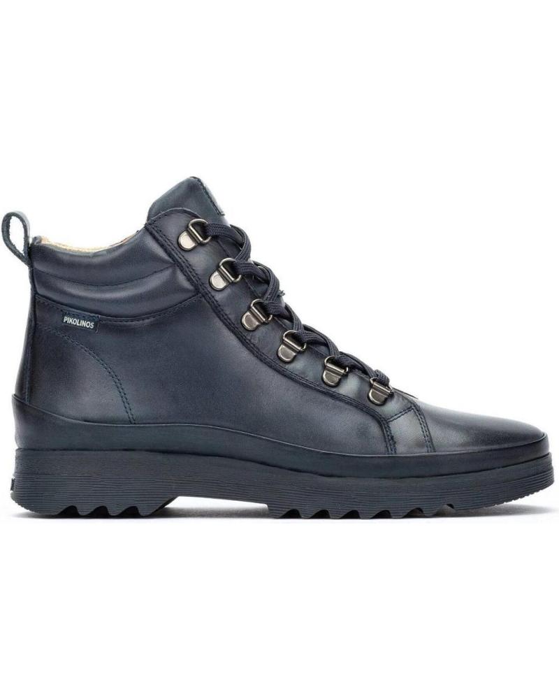 BOTTINES PIKOLINOS 8564 EN CUIR BLEU MARINE AZUL MARINO