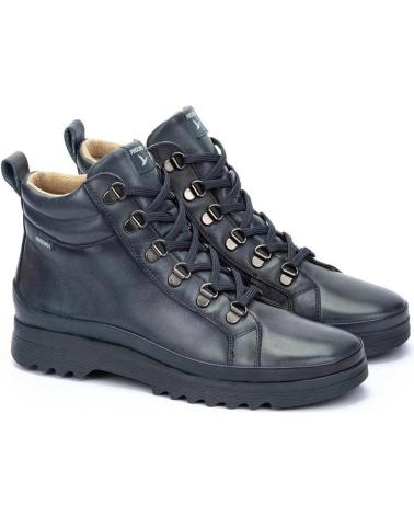 BOTTINES PIKOLINOS 8564 EN CUIR BLEU MARINE AZUL MARINO