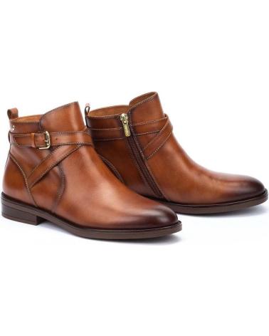 PIKOLINOS 8869 STIEFELETTEN AUS LEDER IN COGNACFARBEN CUERO