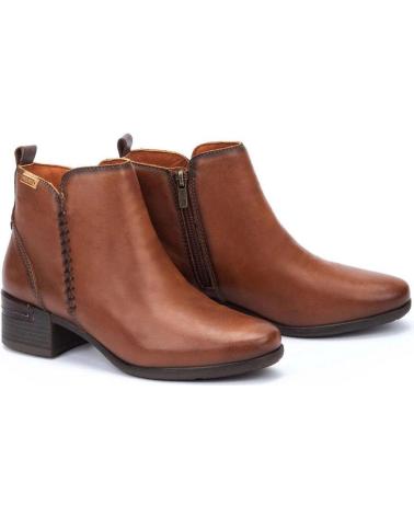 BOTINES PIKOLINOS 8950 DE PIEL COLOR CUERO CUERO