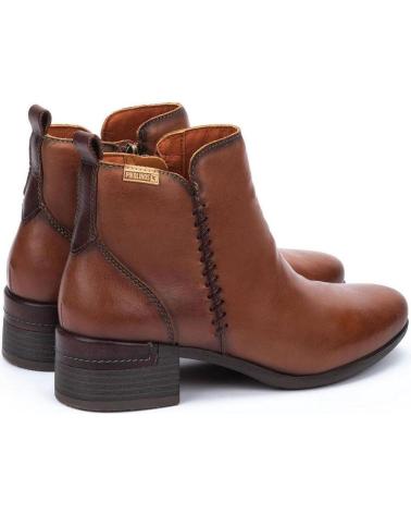 BOTINES PIKOLINOS 8950 DE PIEL COLOR CUERO CUERO