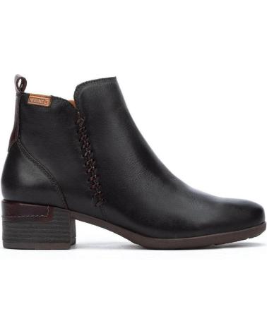 PIKOLINOS 8950 LEDER STIEFELETTEN IN SCHWARZ NEGRO
