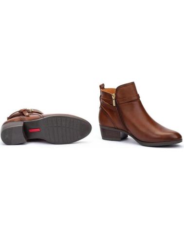 PIKOLINOS 8901C1 LEDER STIEFELETTEN IN COGNAC CUERO
