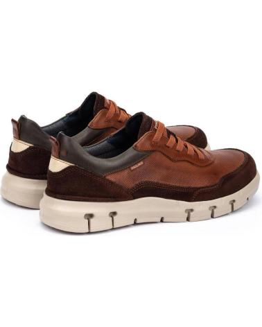 PIKOLINOS 4287C1 CASUAL-SNEAKER AUS LEDER IN COGNAC FÜR HERREN CUERO