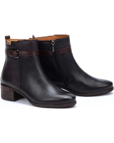 PIKOLINOS 8622 - BOTINES DE PIEL COLOR NEGRO NEGRO