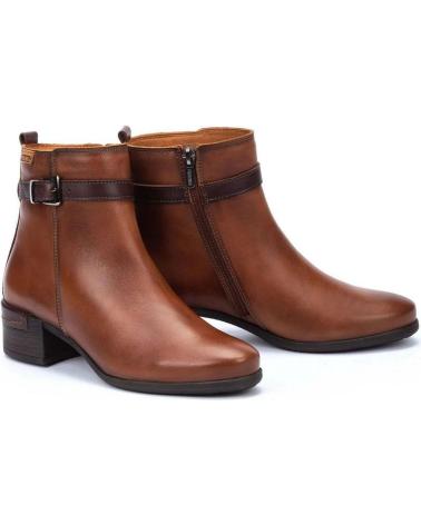 BOTINES PIKOLINOS 8622 DE PIEL EN COLOR CUERO CUERO