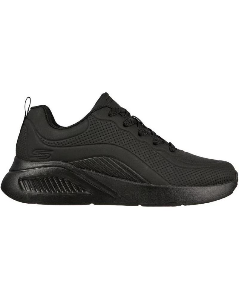 SKECHERS SNEAKERS CASUAL 117715 NERO NEGRO