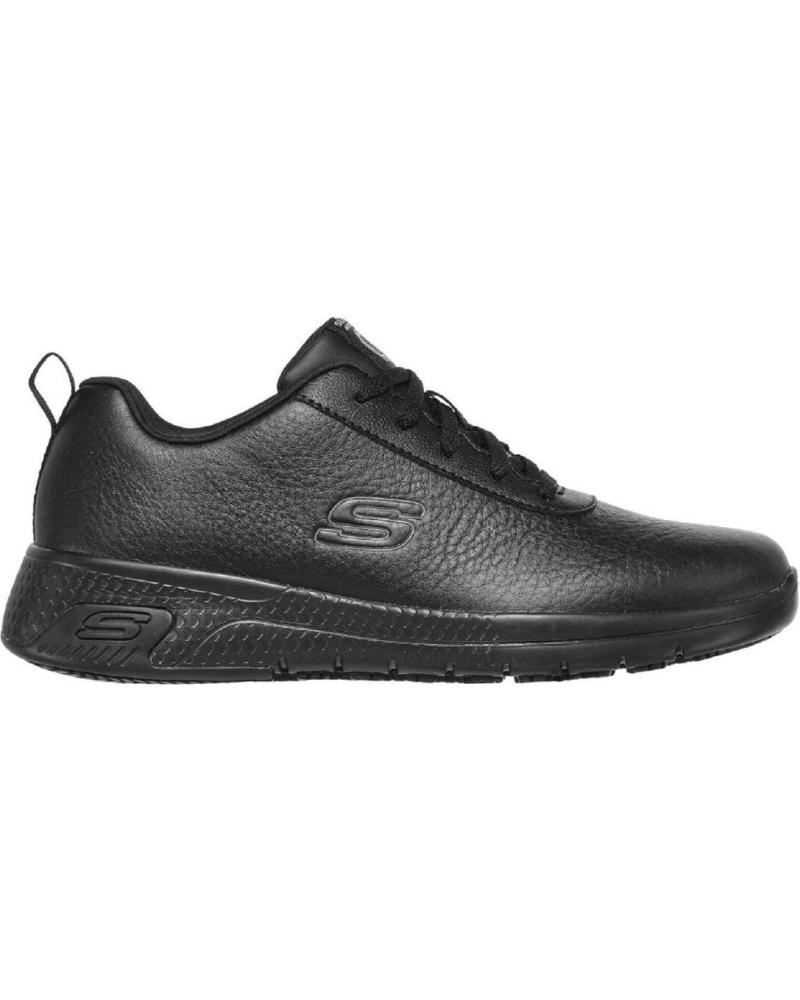 SKECHERS 108010C LEDER SCHWARZ NEGRO