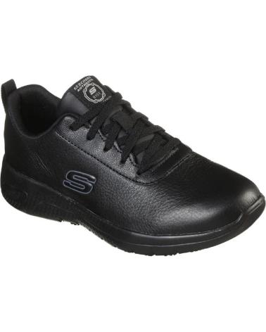 SKECHERS 108010C LEDER SCHWARZ NEGRO