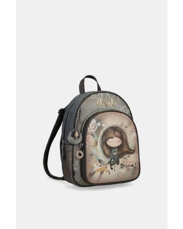 MOCHILA CASUAL ANEKKE 41705-197 COR TAUPE TAUPE