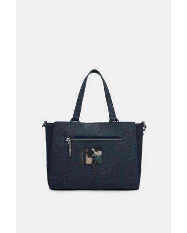 BOLSO DE MANO ANEKKE 41771-224 AZUL MARINO AZUL MARINO