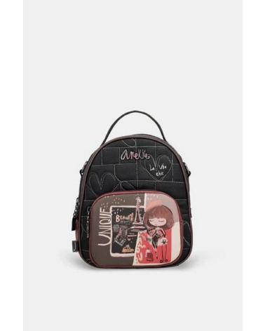 ANEKKE MOCHILA BOLSA 41805-250 PRETO ESTAMPADO NEGRO
