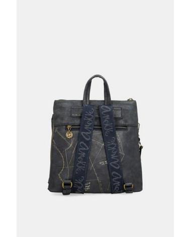 MALA MOCHILA ANEKKE 41855-233 PRETA DESIGN URBANO NEGRO