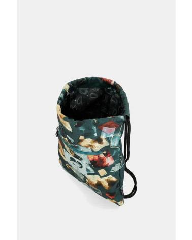 SACO MOCHILA ANEKKE 41474 VERDE CON CIERRE DE CUERDAS Y DISEÑO INSPIRADOR VERDE