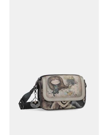 MALA A TIRACOLO ANEKKE 41703-349 TAUPE COM ABA E DESIGN EXCLUSIVO TAUPE
