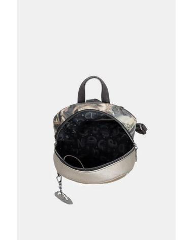 MOCHILA ANEKKE 41715-293 TAUPE COM COMPARTIMENTO PRINCIPAL E DESIGN INSPIRADOR TAUPE