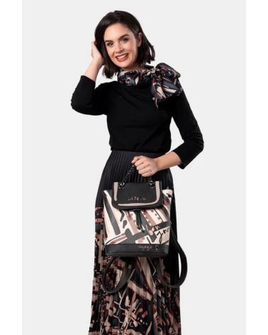 SAC À DOS CASUAL ANEKKE NUANCE NUDE AVEC IMPRIMÉ GÉOMÉTRIQUE RÉF. 41815-173 NUDE
