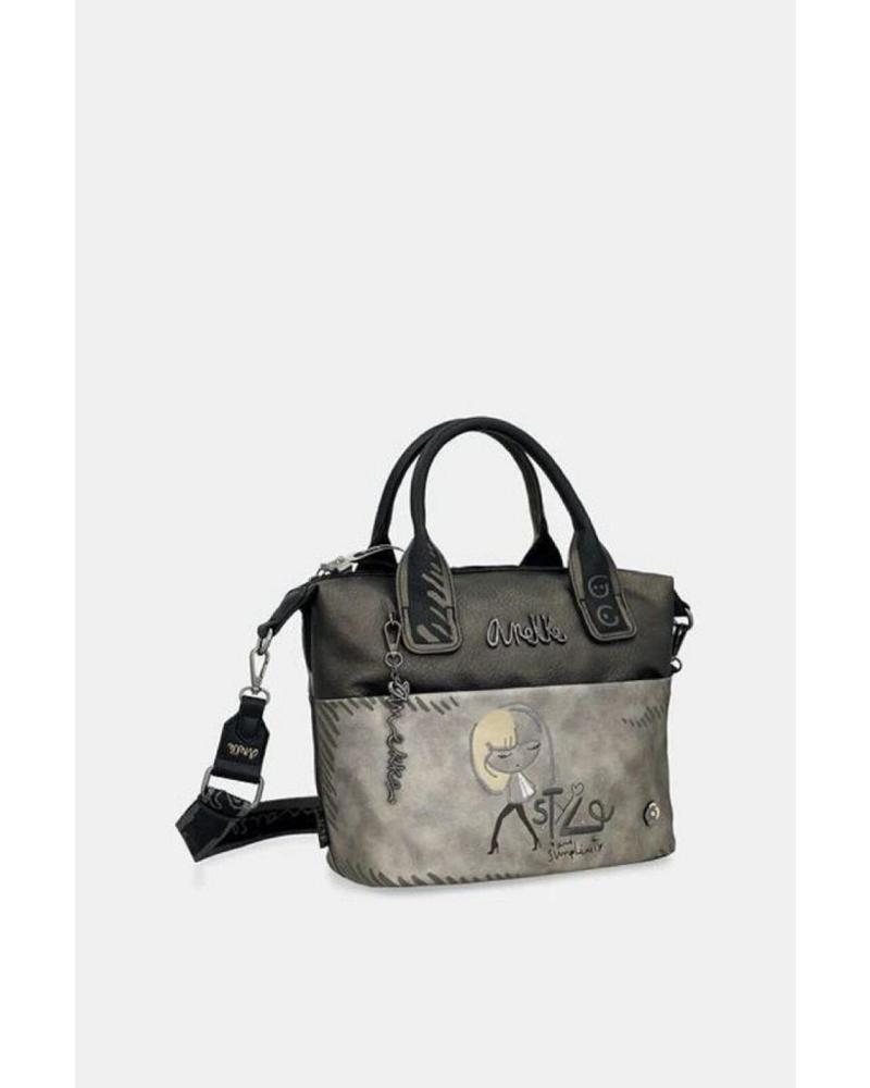 ANEKKE SAC À MAIN ET BANDOULIÈRE MODÈLE 41861-403 TON PLOMB PLOMO
