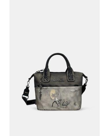 ANEKKE SAC À MAIN ET BANDOULIÈRE MODÈLE 41861-403 TON PLOMB PLOMO